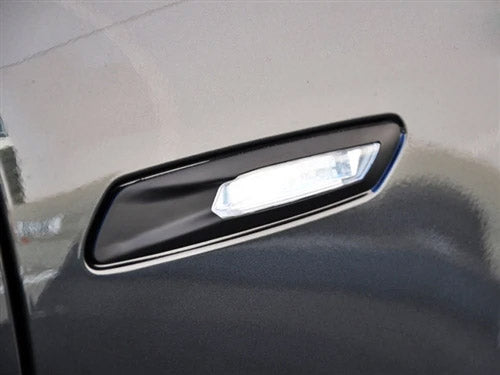 AutoTecknic Replacement Stealth Black Fender Light Trims - F10 Sedan / F11 Wagon | 5 Series-Silicon Valley Bimmer