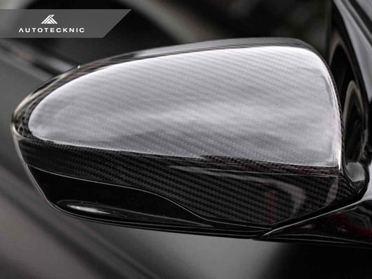 AutoTecknic Replacement Version II Dry Carbon Mirror Covers - F06/ F12/ F13 M6-Exterior-Silicon Valley Bimmer