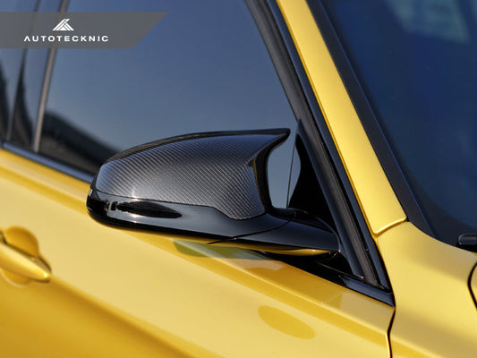 AutoTecknic Replacement Version II Dry Carbon Mirror Covers - F87 M2 Competition | F80 M3 | F82/ F83 M4-Exterior-Silicon Valley Bimmer