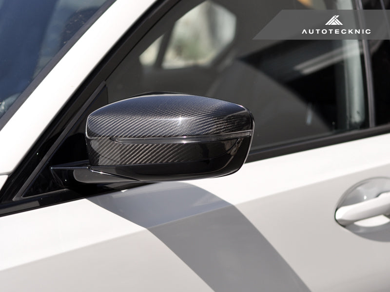 AutoTecknic Replacement Version II Dry Carbon Mirror Covers - G30 5-Series | G32 6-Series GT | G11 7-Series-Exterior-Silicon Valley Bimmer