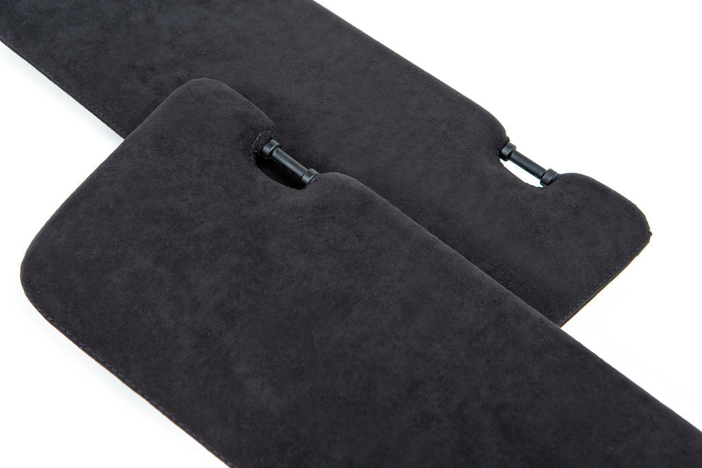 BMW F95 X5M Alcantara European Sun Visor Set-Interior-Silicon Valley Bimmer