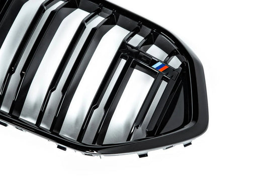 BMW F96 X6M Gloss Black Front Grille-Exterior-Silicon Valley Bimmer