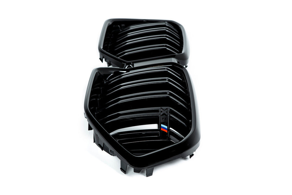 BMW F96 X6M Gloss Black Front Grille-Exterior-Silicon Valley Bimmer