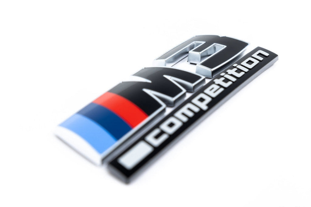 BMW G80 M3 LCI Competition Black Trunk Emblem-Exterior-Silicon Valley Bimmer