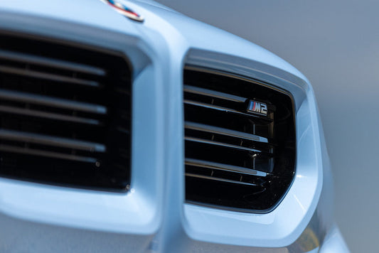 BMW G87 M2 OE Chrome Front Grille Emblem-Exterior-Silicon Valley Bimmer