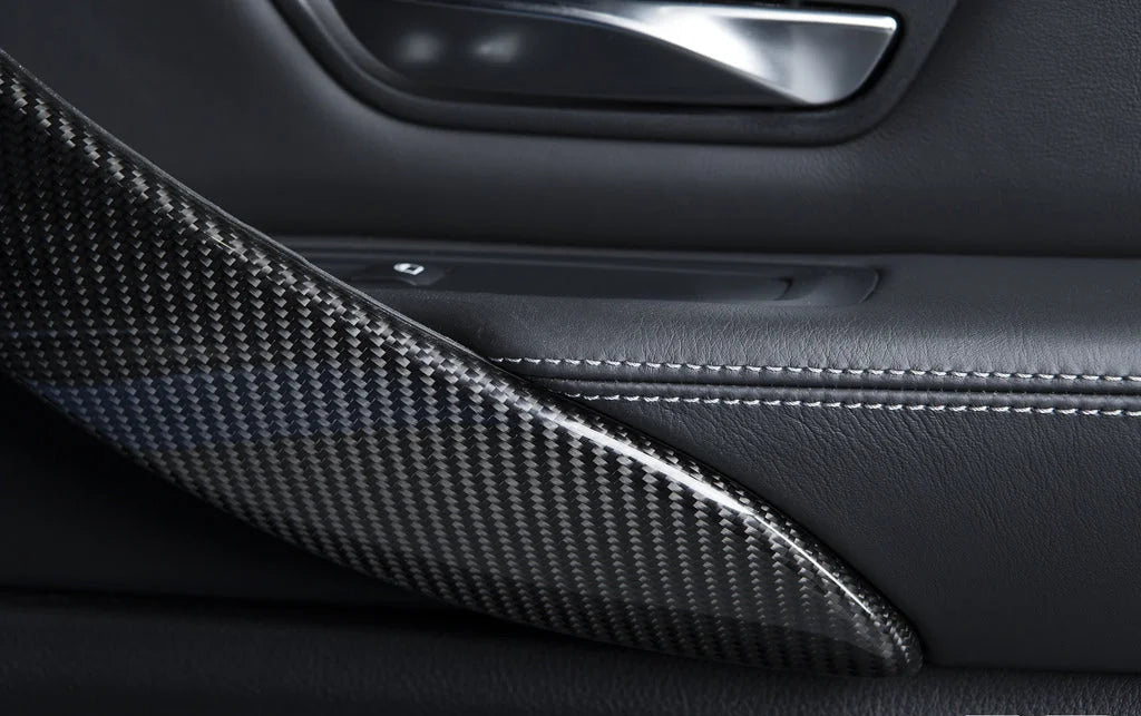 BMW M Performance F8X M3 / M4 Carbon Door Handle Trim Set-Interior-Silicon Valley Bimmer