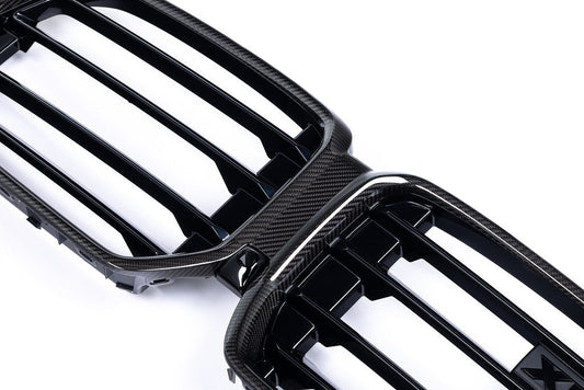BMW M Performance F95 X5M LCI Carbon Front Grille-Exterior-Silicon Valley Bimmer