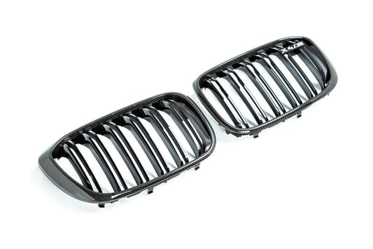 BMW M Performance F98 X4M Pre-LCI Carbon Front Grille Set-Exterior-Silicon Valley Bimmer