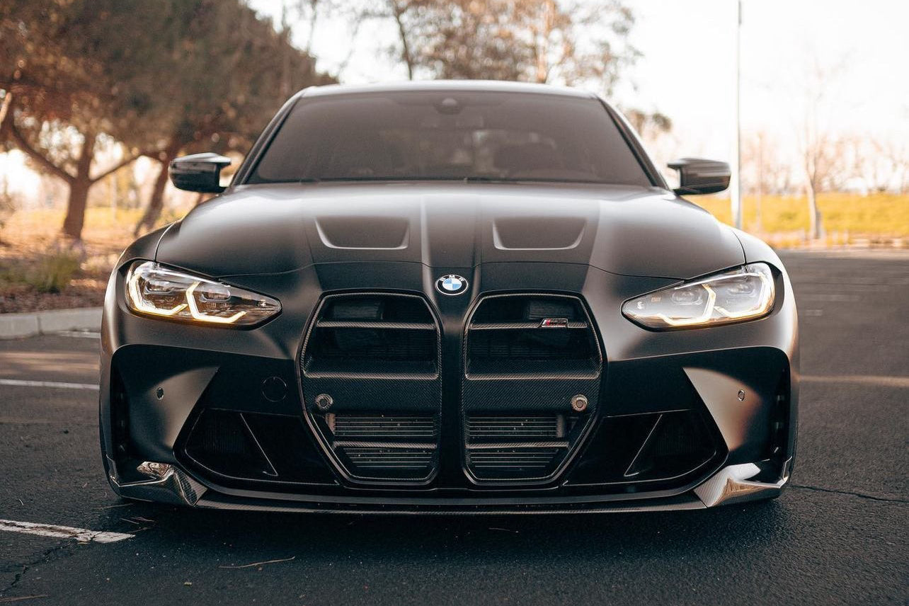 BMW M3 G80 / M4 G82 Performance Style Carbon Fiber Front Lip-Exterior-Silicon Valley Bimmer