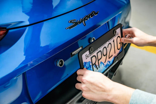 Carbonex A9X GR Supra Magnetic Rear License Plate Mount-Exterior-Silicon Valley Bimmer
