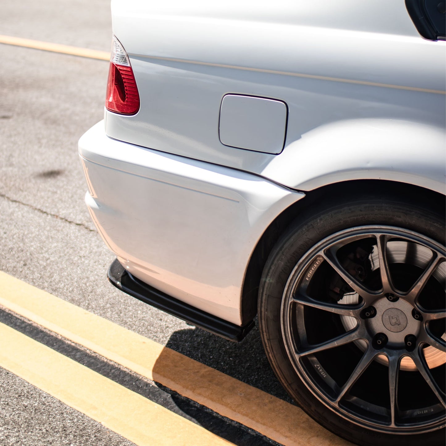 E46 M3 Suvneer Motorsports™ Carbon Fiber Rear Splitters-Exterior-Silicon Valley Bimmer