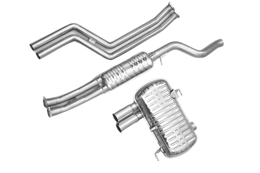 Eisenmann E90 / E91 330i Stainless Center Pipe - Resonated-Exhaust-Silicon Valley Bimmer