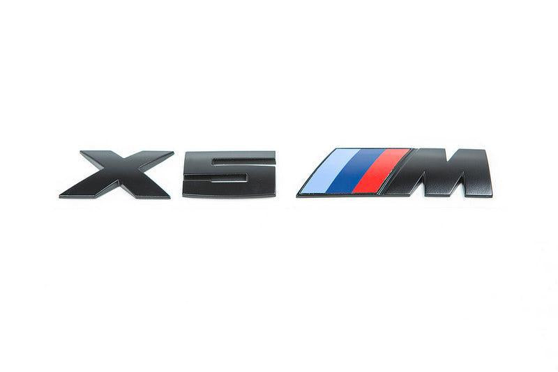 IND E70 X5M Painted Trunk Emblem-Exterior-Silicon Valley Bimmer