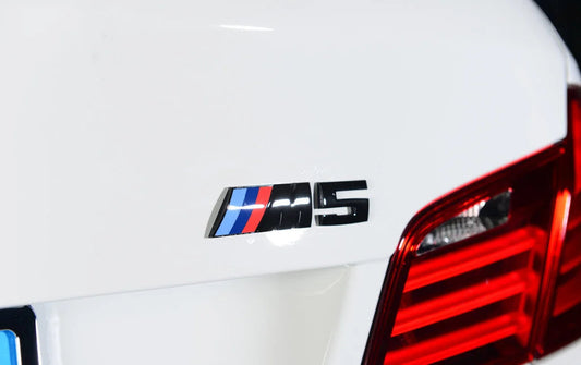 IND F10 M5 Painted Trunk Emblem-Exterior-Silicon Valley Bimmer