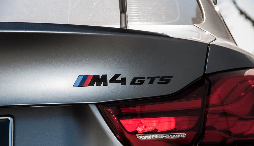 IND F82 M4 GTS Painted Trunk Emblem-Exterior-Silicon Valley Bimmer