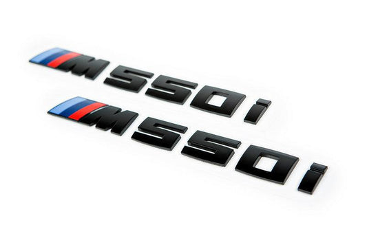IND G30 M550i Painted Trunk Emblem-Exterior-Silicon Valley Bimmer