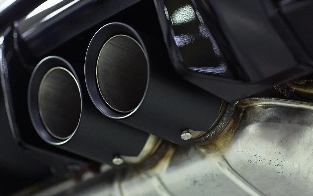 IND G8X M2 / M3 / M4 Matte Black Coated Exhaust Tip Set-Exhaust-Silicon Valley Bimmer