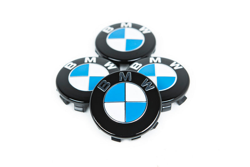 IND Gloss Black Wheel Center Cap Set - 56mm-Wheels-Silicon Valley Bimmer