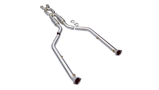 IRL E9x Double X Pipe