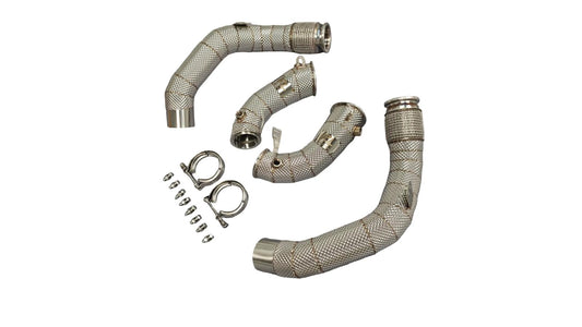 IRL F90 M5 M8 Maxflow Race Downpipes