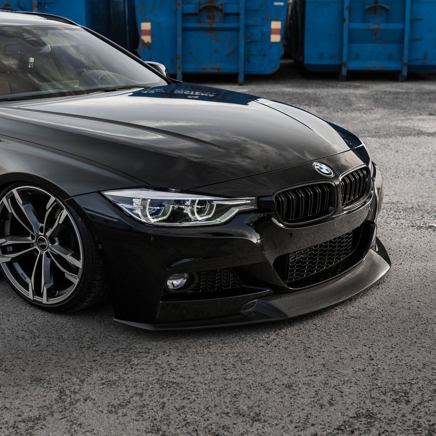 JHP F30 Carbon Fiber Front Lip-Exterior-Silicon Valley Bimmer