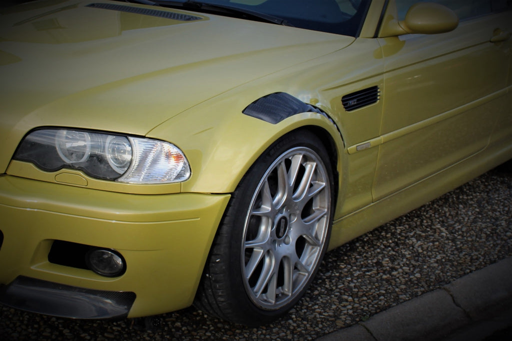 Karbonius E46 M3 Carbon Vented Fender Set-Exterior-Silicon Valley Bimmer