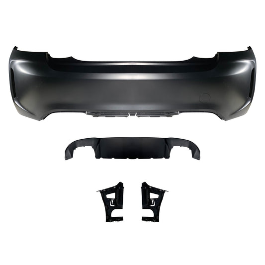 M2 Designed F22 Rear Bumper-Exterior-Silicon Valley Bimmer