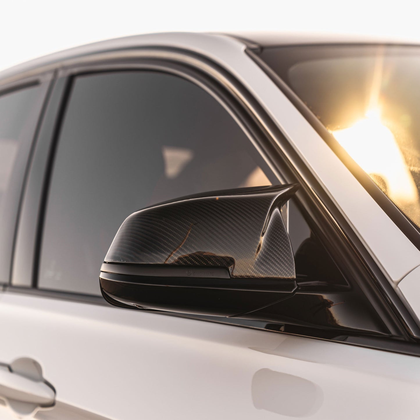 M3 Designed F Series Carbon Fiber Mirror Covers-Exterior-Silicon Valley Bimmer