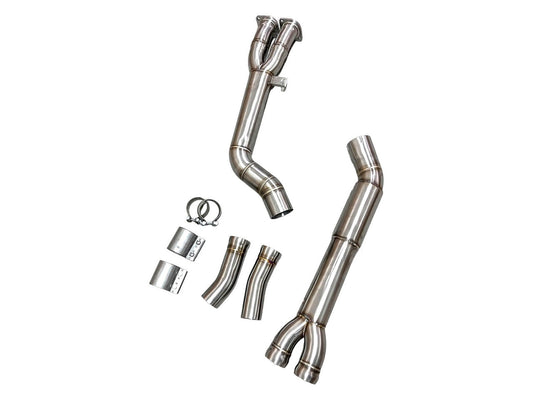 MAD BMW 2019+ X3M X4M F97 F98 S58 Single Resonated Midpipe-Exhaust-Silicon Valley Bimmer