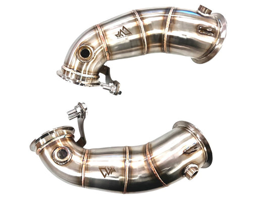 MAD BMW F90 M5 F92 M8 FATBOY Primary Downpipes S63R-Exterior-Silicon Valley Bimmer