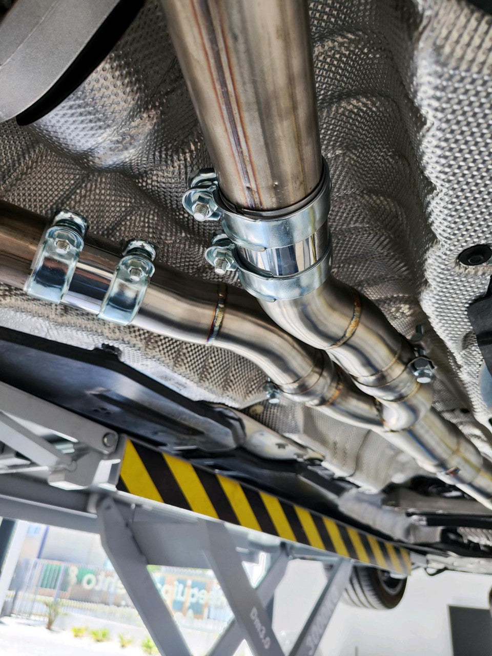 MAD BMW G8x M3 M4 S58 Resonated Single Midpipe (Brace Included)-Exhaust-Silicon Valley Bimmer