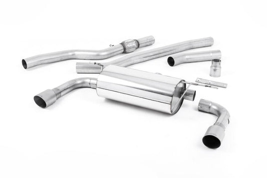 Milltek Non-Resonated Cat-Back Exhaust System (For 435i M Sport Valance) with GT-90 Tips for BMW F32 428i Coupe 2014-2016 | Manual-Exhaust-Silicon Valley Bimmer