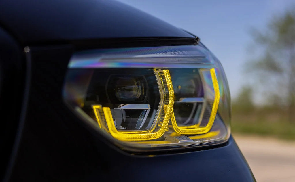 Motorsport+ F97 X3M / F98 X4M CSL Style Yellow DRL LED Module Set-Exterior-Silicon Valley Bimmer