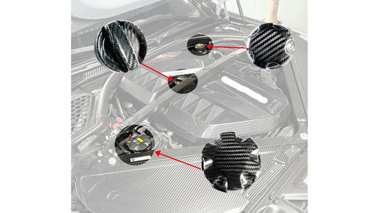 NWCarbon Haus G80/G82/G87/X3M/X4M Dry Carbon Engine Bay Cap Set-Exterior-Silicon Valley Bimmer