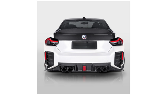 NWCarbon Haus M2 G87 SQ-C Style Dry Carbon Fiber Rear Diffuser With Brake Light-Exterior-Silicon Valley Bimmer