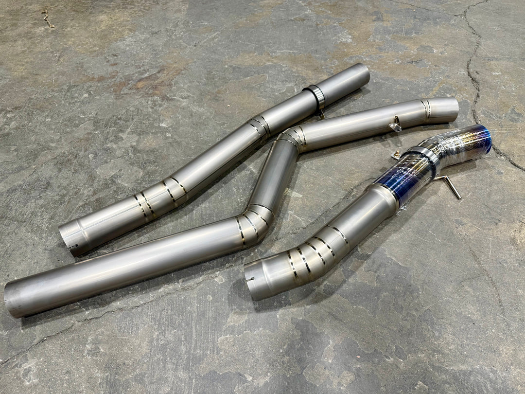 RK Titanium G2X M340i / M440i Single Exit Track Edition Exhaust-Exhaust-Silicon Valley Bimmer