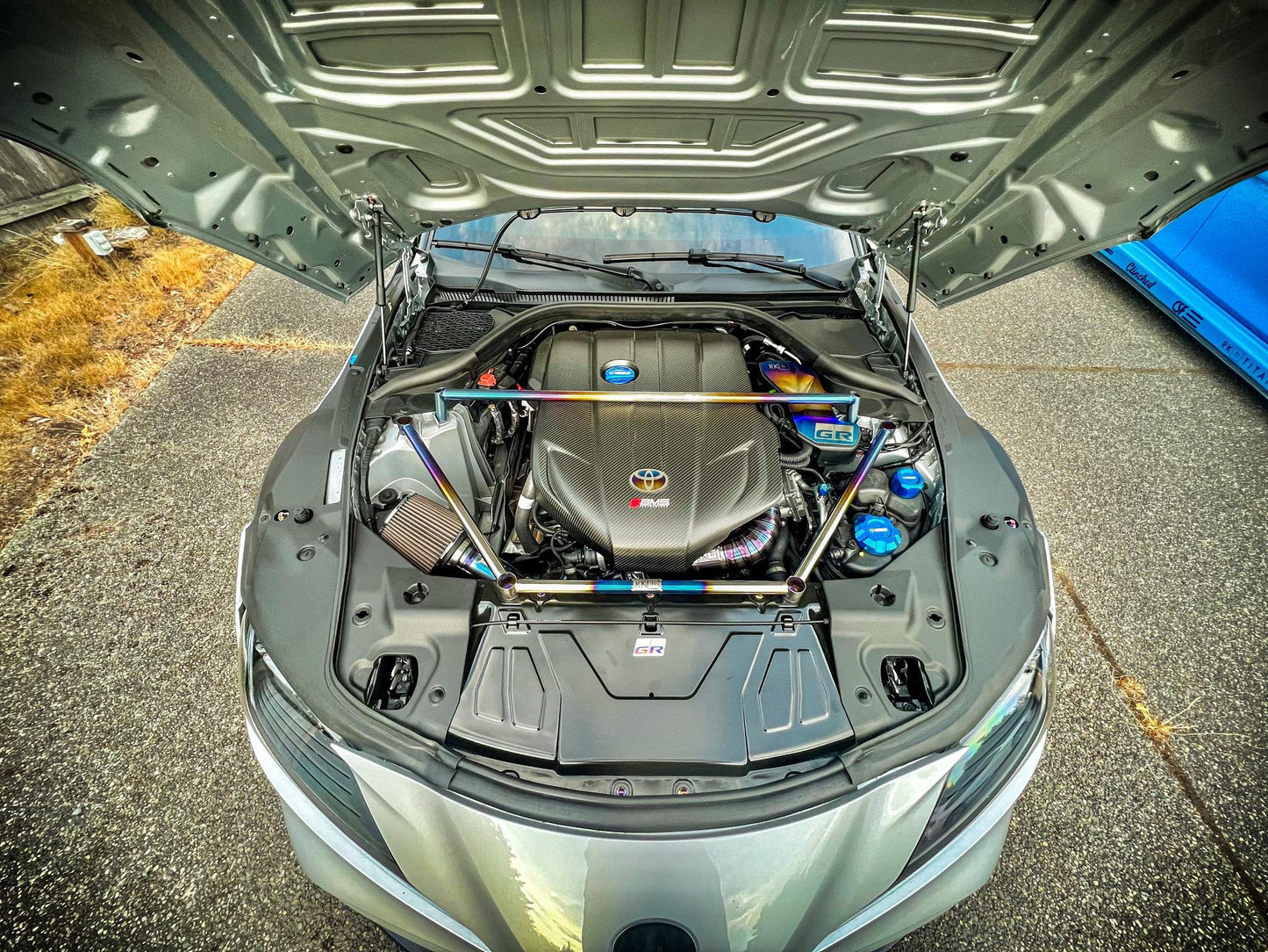RK Titanium GR Supra Multi Point Strut Brace-Suspension-Silicon Valley Bimmer