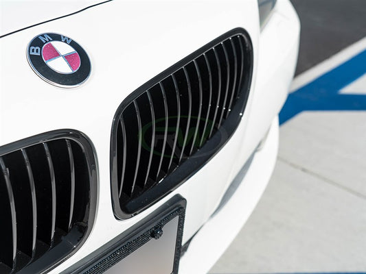 RW Carbon BMW F10 Gloss Black Kidney Grilles-Exterior-Silicon Valley Bimmer