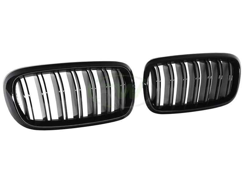 RW Carbon BMW F15 F16 F85 F86 Gloss Black Grilles-Exterior-Silicon Valley Bimmer