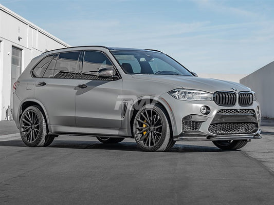 RW Carbon BMW F15 X5 F85 X5M CF Side Skirt Extensions-Exterior-Silicon Valley Bimmer