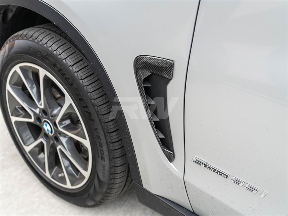 RW Carbon BMW F15 X5 F85 X5M Carbon Fiber Fender Trims-Exterior-Silicon Valley Bimmer