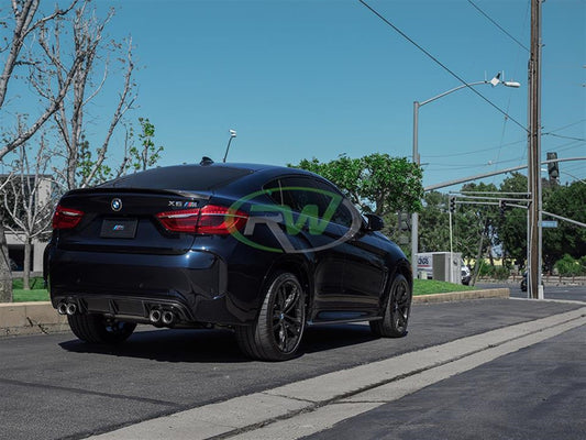 RW Carbon BMW F85 X5M/F86 X6M Carbon Fiber Diffuser-Exterior-Silicon Valley Bimmer