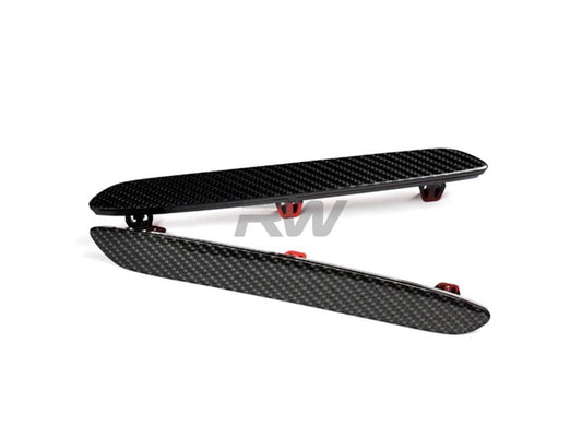 RW Carbon BMW F87 M2 Carbon Fiber Rear Bumper Reflectors-Exterior-Silicon Valley Bimmer