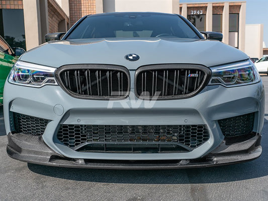 RW Carbon BMW F90 M5 3D Style Carbon Fiber Front Lip-Exterior-Silicon Valley Bimmer