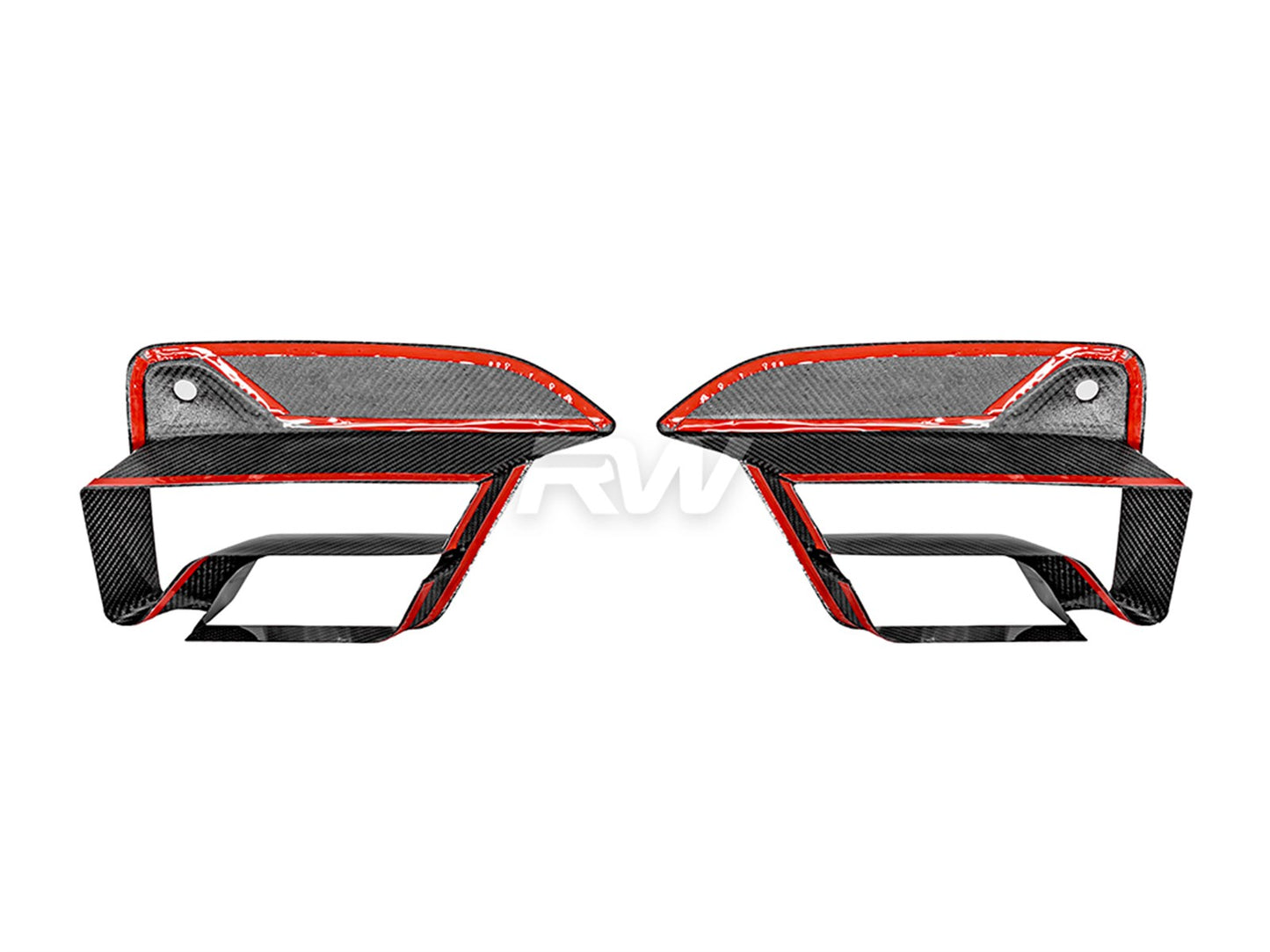 RW Carbon BMW F90 M5 LCI Carbon Fiber Duct Trims-Exterior-Silicon Valley Bimmer