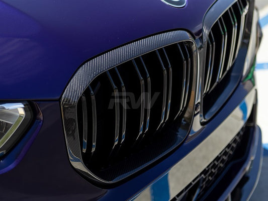 RW Carbon BMW F95 X5M Carbon Fiber Grille Surround-Exterior-Silicon Valley Bimmer