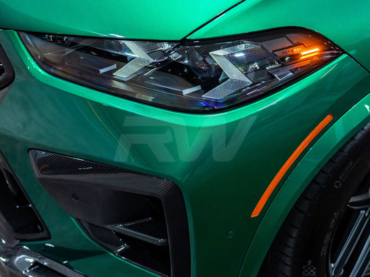 RW Carbon BMW F95 X5M F96 X6M LCI CF Front Replacement Trims-Exterior-Silicon Valley Bimmer
