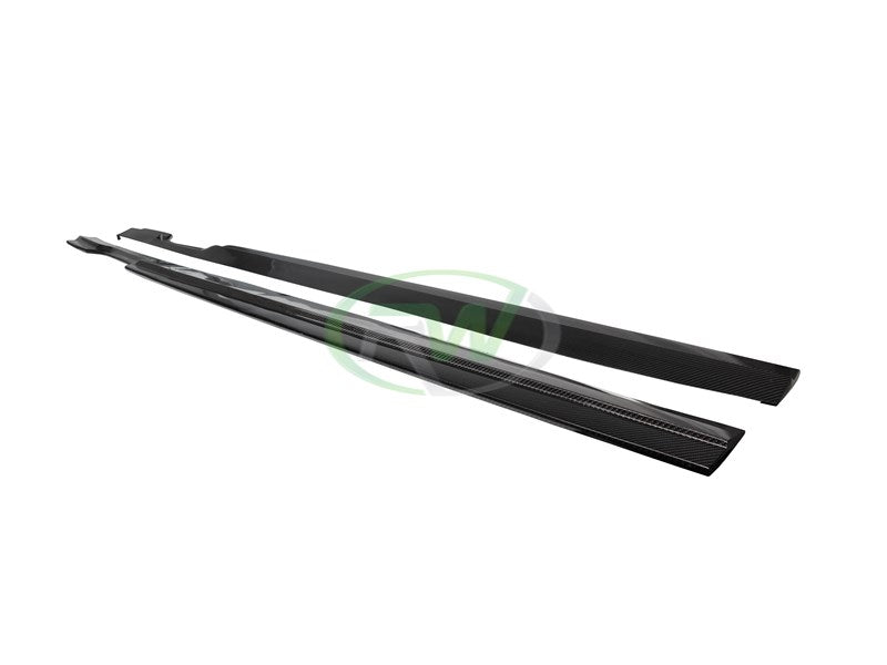 RW Carbon BMW F96 X6M G06 X6 RWS CF Side Skirt Extensions-Exterior-Silicon Valley Bimmer