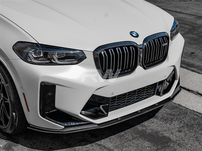 RW Carbon BMW F97 X3M F98 X4M LCI RWS Carbon Fiber Front Lip-Exterior-Silicon Valley Bimmer