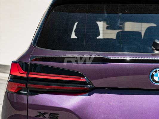 RW Carbon BMW G05 X5 F95 X5M DTM CF Mid Spoiler-Exterior-Silicon Valley Bimmer